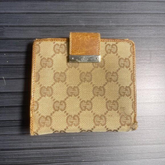 Gucci GG Canvas Bifold Wallet - Picture 1 of 7